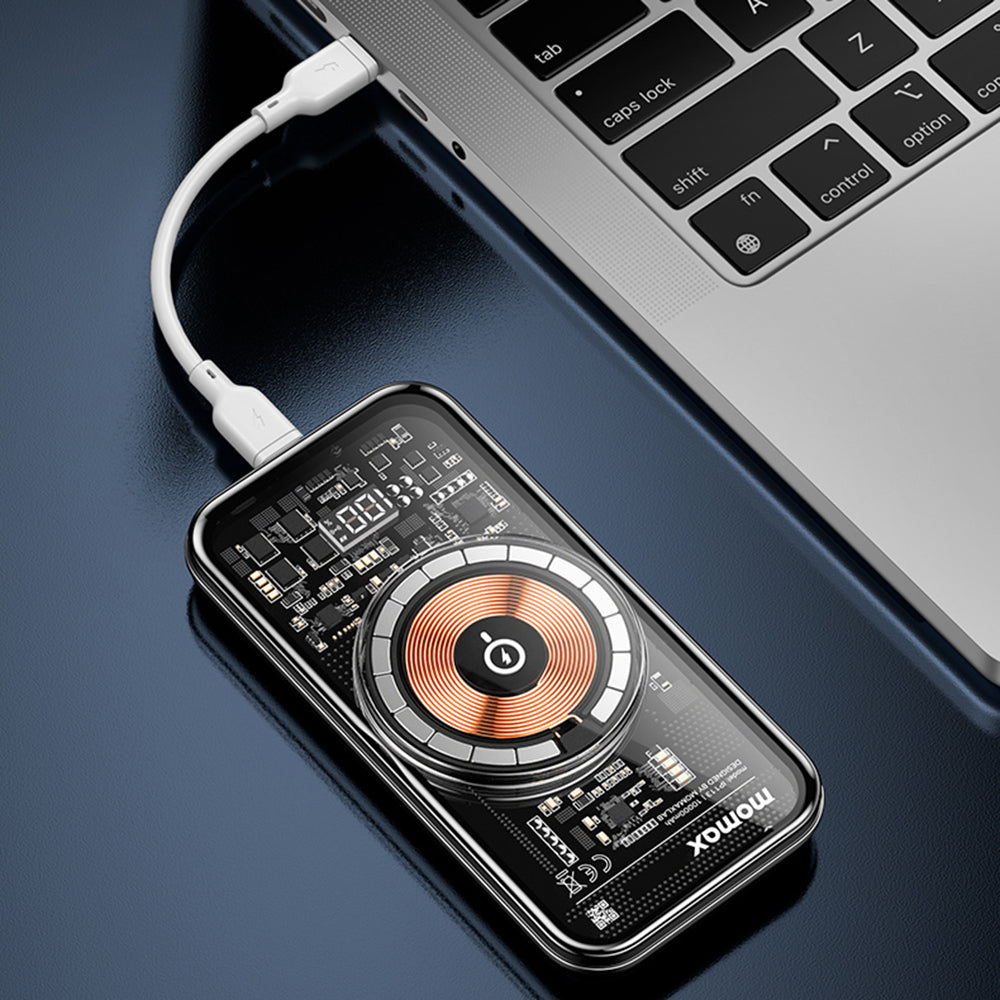 MOMAX IP113 Q.MAG POWER13 10000mAh Power Bank PD 35W Fast Charging Phone Magnetic Wireless Battery Pack with Digital Display MOMAX IP113 Q.MAG POWER13 10000mAh Power Bank PD 35W Fast Charging Phone Magnetic Wireless Battery Pack with Digital Display